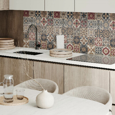 Quadratische wandpaneel Stilvolle Mosaik-Arrangements
