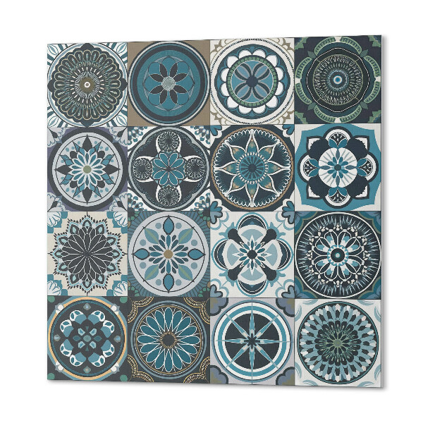 Quadratische wandpaneel selbstklebend Mosaik-Gittermuster