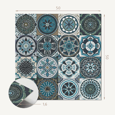 Quadratische wandpaneel selbstklebend Mosaik-Gittermuster