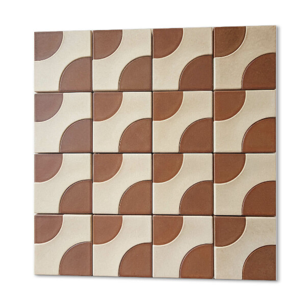 Quadratische wandpaneel Stilvolle geometrische Motive