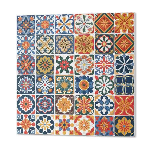 Quadratische wandpaneel Stilvolle Mosaikmuster