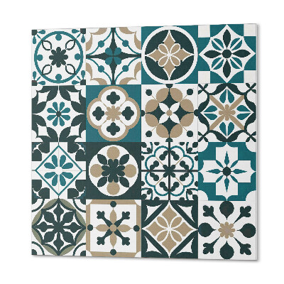 Quadratische wandpaneel selbstklebend Stilvolle Fliesen im harmonischen Layout
