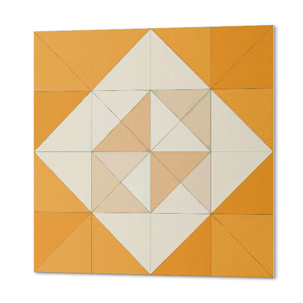 Quadratische wandpaneel Rautengeometrie in attraktiver Ausführung