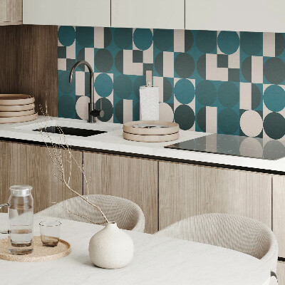 Quadratische wandpaneel selbstklebend Dynamische Formen und geometrische Motive