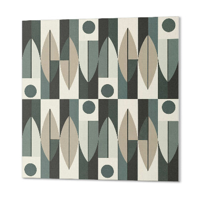 Quadratische wandpaneel selbstklebend Abstraktion in geometrischen Formen