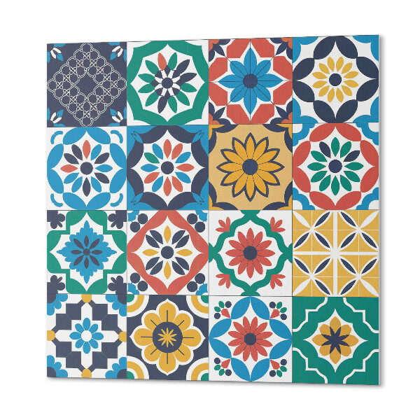 Quadratische wandpaneel Mosaikanordnung im künstlerischen Stil