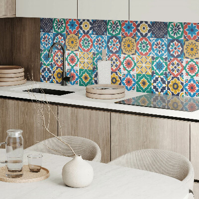 Quadratische wandpaneel Mosaikanordnung im künstlerischen Stil