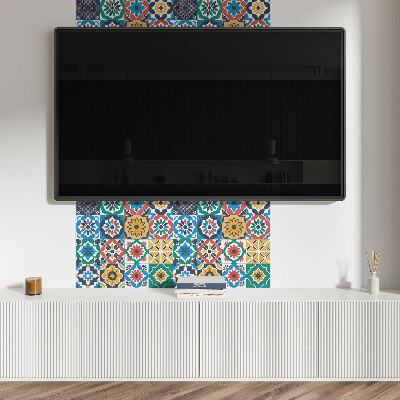 Quadratische wandpaneel Mosaikanordnung im künstlerischen Stil
