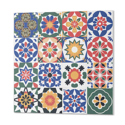 Quadratische wandpaneel selbstklebend Mosaikanordnung in Reihen
