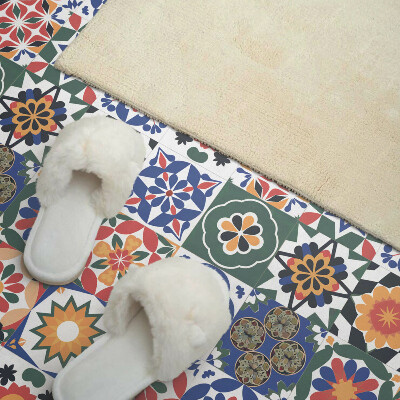 Quadratische wandpaneel selbstklebend Mosaikanordnung in Reihen