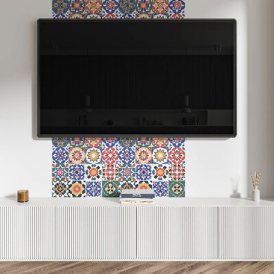 Quadratische wandpaneel selbstklebend Mosaikanordnung in Reihen