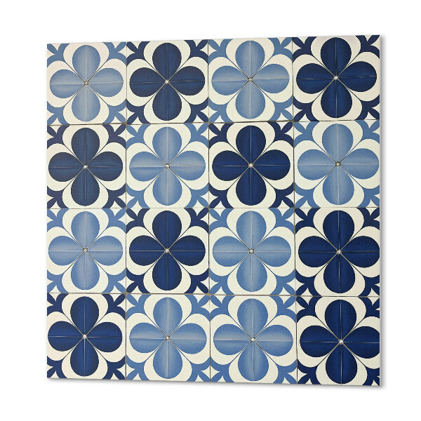 Quadratische wandpaneel selbstklebend Geometrie floraler Motive