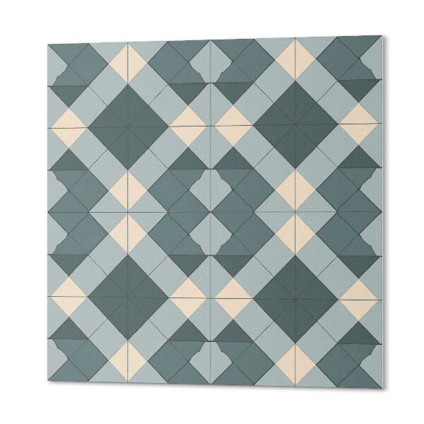 Quadratische wandpaneel geometrisches Muster