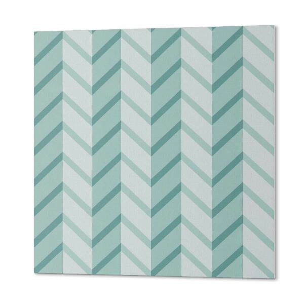 Quadratische wandpaneel Zickzack-Linien-Design