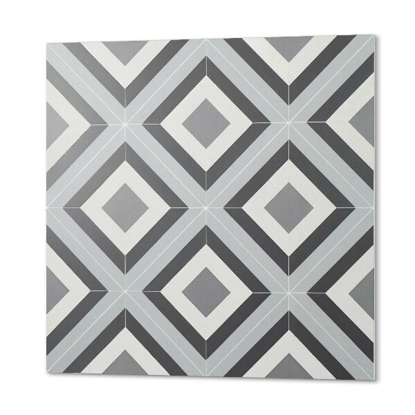 Quadratische wandpaneel selbstklebend Stilvolle Raute in Geometrie