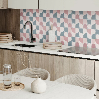 Quadratische wandpaneel selbstklebend Geometrische Figuren im abstrakten Stil