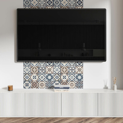 Quadratische wandpaneel Stilvolle Fliesenmotive