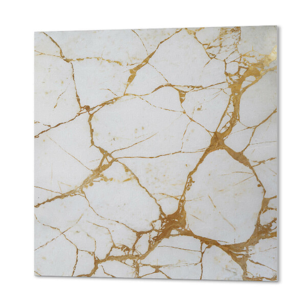 Quadratische wandpaneel selbstklebend Elegantes Marmormuster mit filigranen Adern