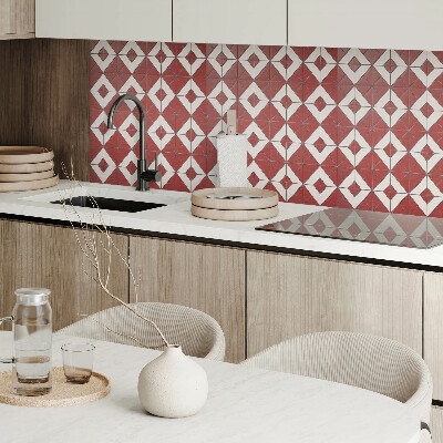 Quadratische wandpaneel selbstklebend Geometrische Muster in Harmonie