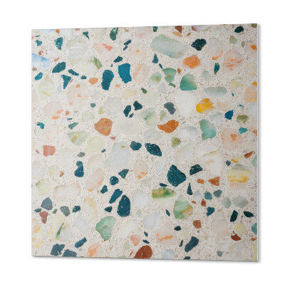 Quadratische wandpaneel Gemustertes Steinmosaik