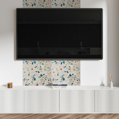 Quadratische wandpaneel Gemustertes Steinmosaik