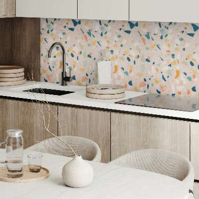 Quadratische wandpaneel selbstklebend Mosaik mit intensiven Farben