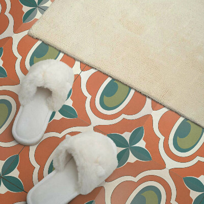 Quadratische wandpaneel Mosaik mit Pflanzenelementen