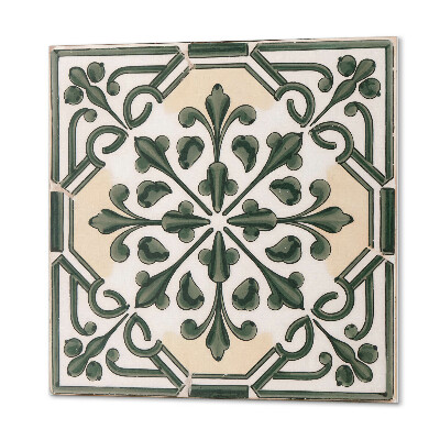 Quadratische wandpaneel selbstklebend Blumenmuster auf Keramik