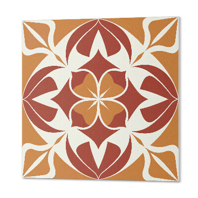 Quadratische wandpaneel Pflanzenmuster im harmonischen Stil