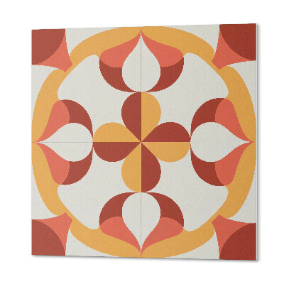 Quadratische wandpaneel Stilvolles geometrisches Muster