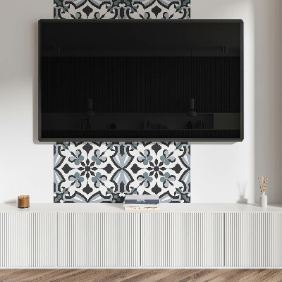 Quadratische wandpaneel Modernes Blumenmuster