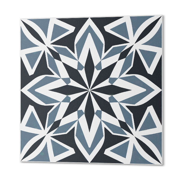 Quadratische wandpaneel Geometrisches Muster im Gleichgewicht
