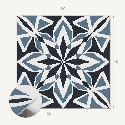 Quadratische wandpaneel Geometrisches Muster im Gleichgewicht