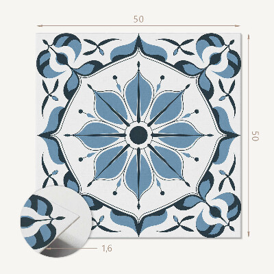 Quadratische wandpaneel selbstklebend Ein Blumenarrangement mit zarten Details