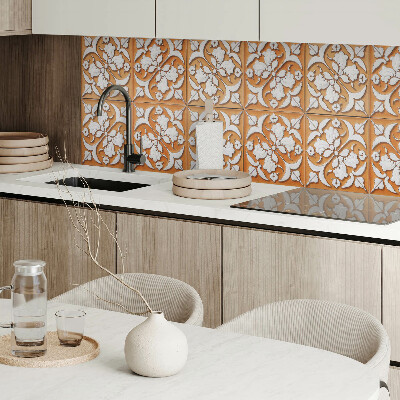 Quadratische wandpaneel Florale Akzente im modernen Design