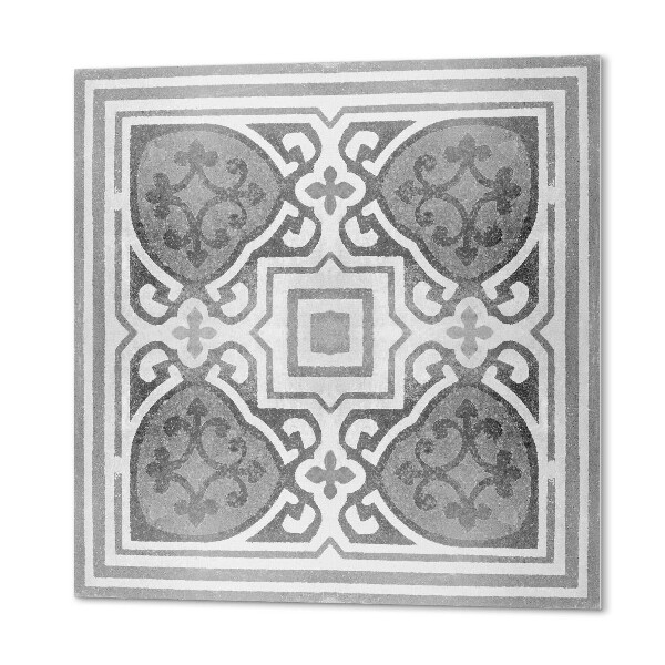 Quadratische wandpaneel Stilvolle Ornamente in perfekter Symmetrie