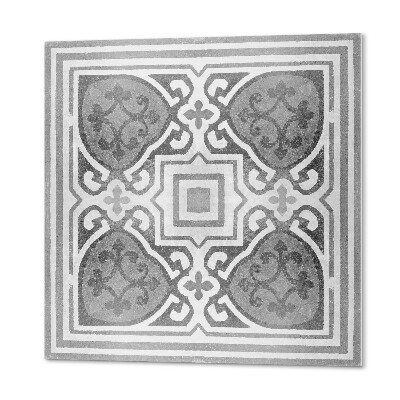 Quadratische wandpaneel Stilvolle Ornamente in perfekter Symmetrie