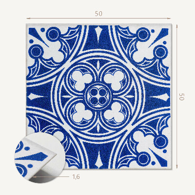 Quadratische wandpaneel Abstrakte Geometriemuster immer zur Hand