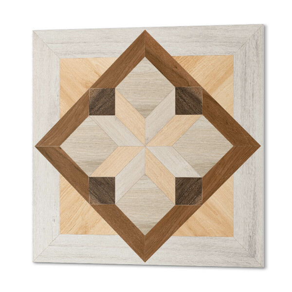 Quadratische wandpaneel selbstklebend Quadratisches Muster mit geometrischen Linien