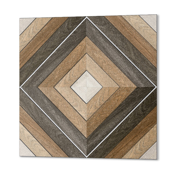 Quadratische wandpaneel Stilvolle Rauten in geometrischer Form
