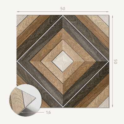 Quadratische wandpaneel Stilvolle Rauten in geometrischer Form