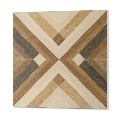 Quadratische wandpaneel selbstklebend Schachbrettmuster im geometrischen Stil