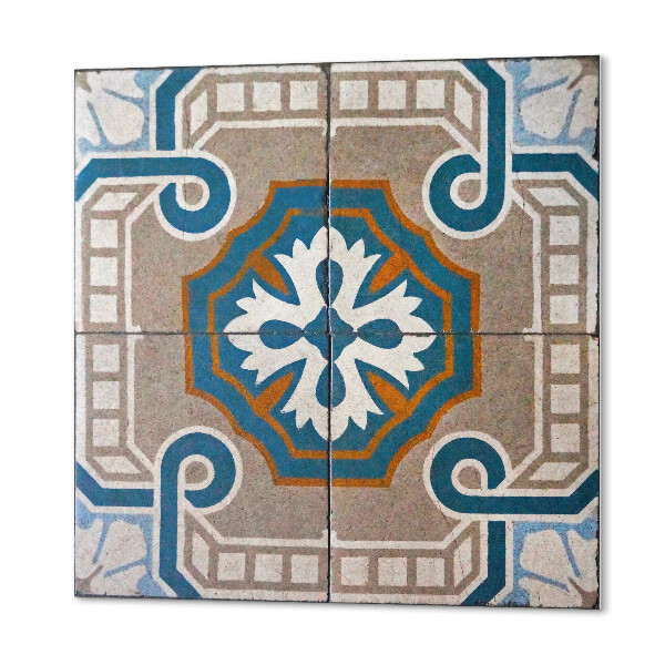 Quadratische wandpaneel selbstklebend Dekorative Ornamente im Mosaik-Ansatz