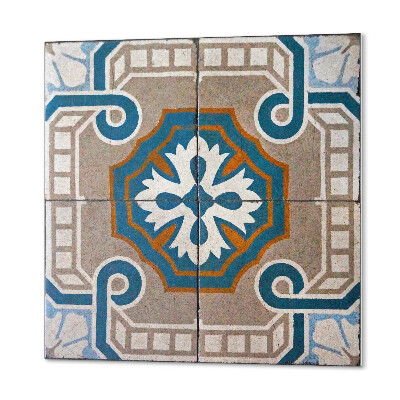 Quadratische wandpaneel selbstklebend Dekorative Ornamente im Mosaik-Ansatz