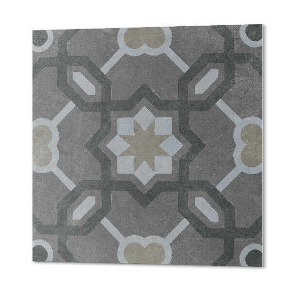 Quadratische wandpaneel Kachelmotiv im geometrischen Stil