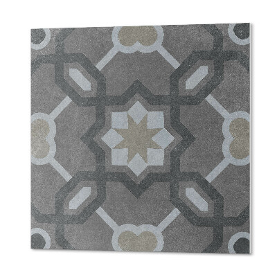 Quadratische wandpaneel Kachelmotiv im geometrischen Stil