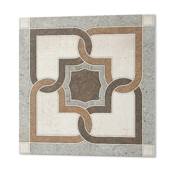 Quadratische wandpaneel Fliesenmuster im modernen geometrischen Design