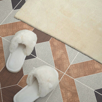 Quadratische wandpaneel selbstklebend Stilvolle Formen in geometrischem Muster