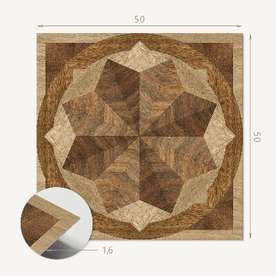 Quadratische wandpaneel Mehrschichtiges Formmotiv