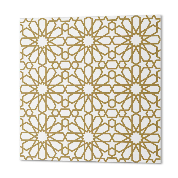 Quadratische wandpaneel selbstklebend Geometrie mit Sternmotiv